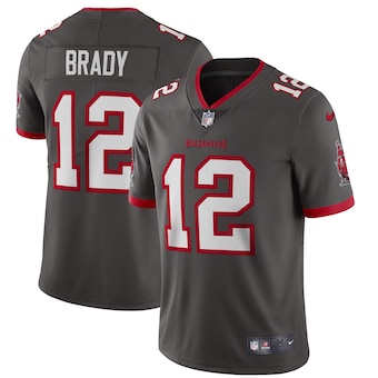 mens nike tom brady pewter tampa bay buccaneers alternate va